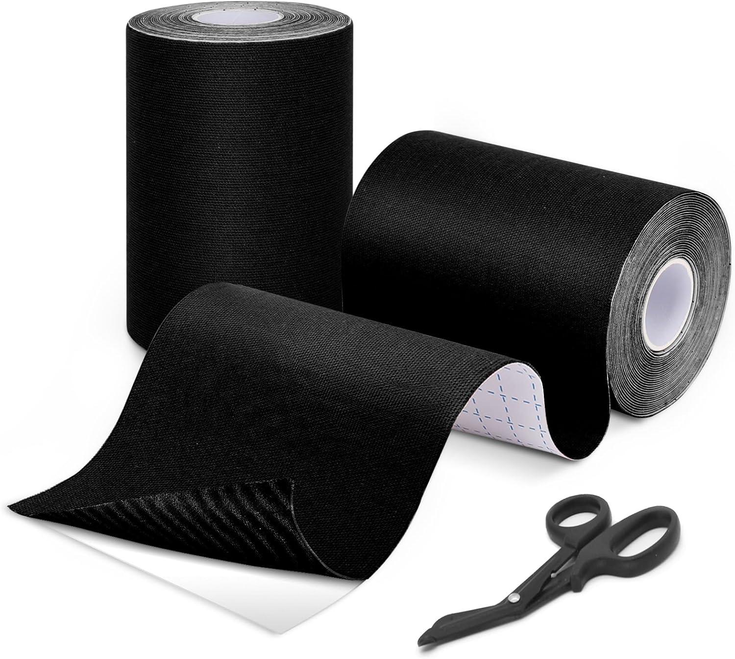 Extra Wide Cotton Elastic Kinesiology Tape with Bandage Scissors 10cmX5M