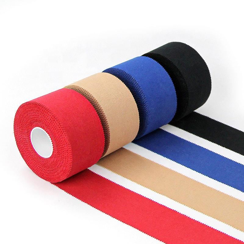 Colorful Soft Elastic Sports Cotton Tape 