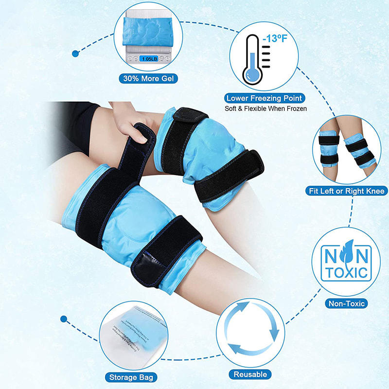 Adjustable Gel Instant Knee Cold Pack for Swelling 