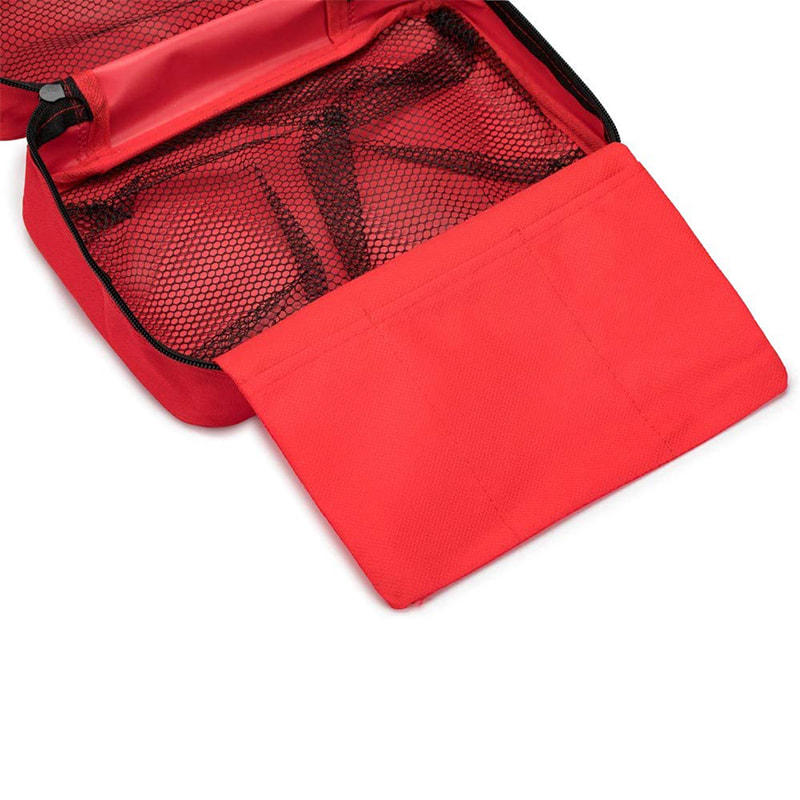 Promotional Empty Red Tote First Aid Bag for Travel Car Home 