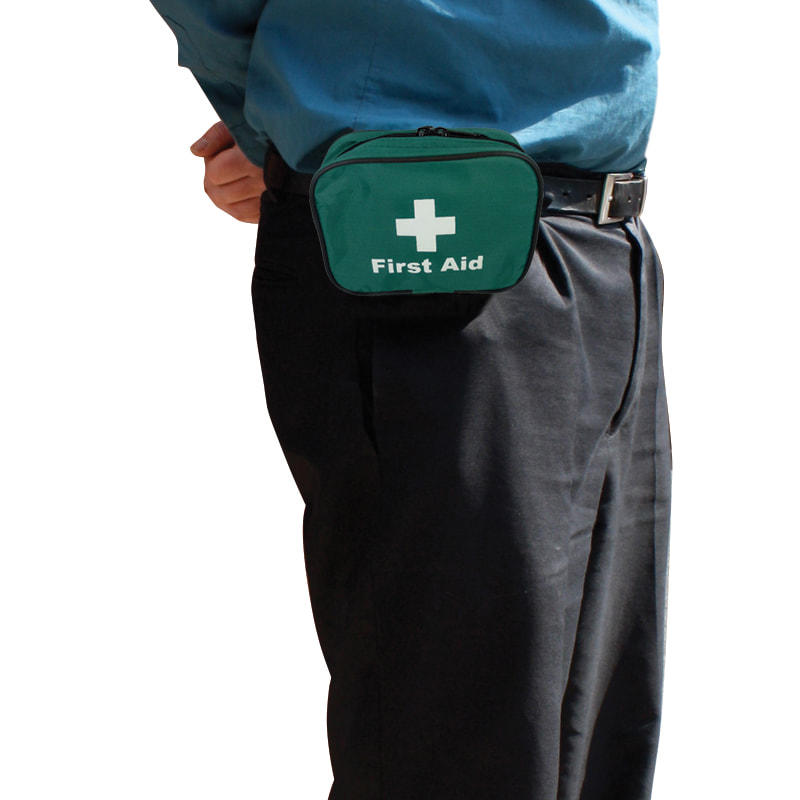 Portable Empty First Aid Nylon Belt Pouch