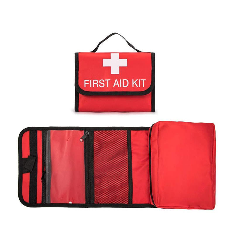 Foldable Small Empty First Aid Bag for Car Home Office Sport Outdoors Travel 