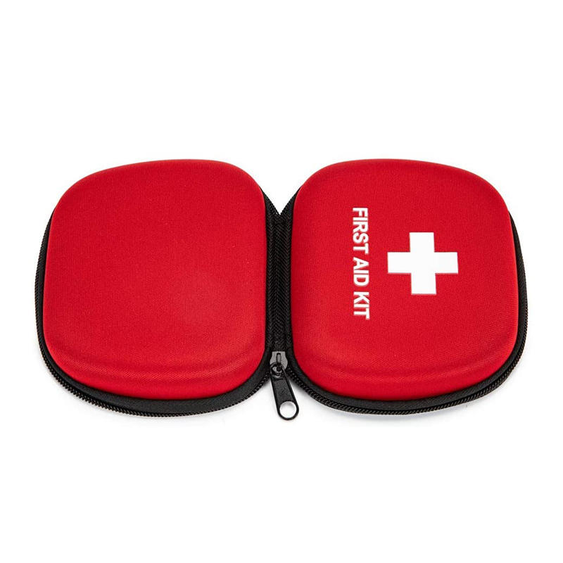 Home Health Medical Hard EVA Red Empty First Aid Case 