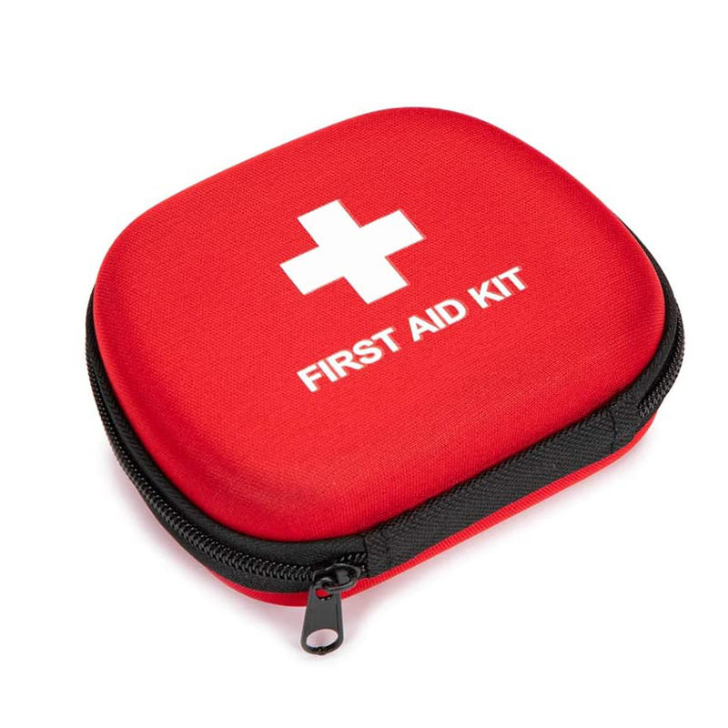 Home Health Medical Hard EVA Red Empty First Aid Case 