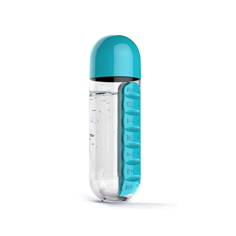 Outdoor Portable Weekly Pill Case Bottle for Travel 