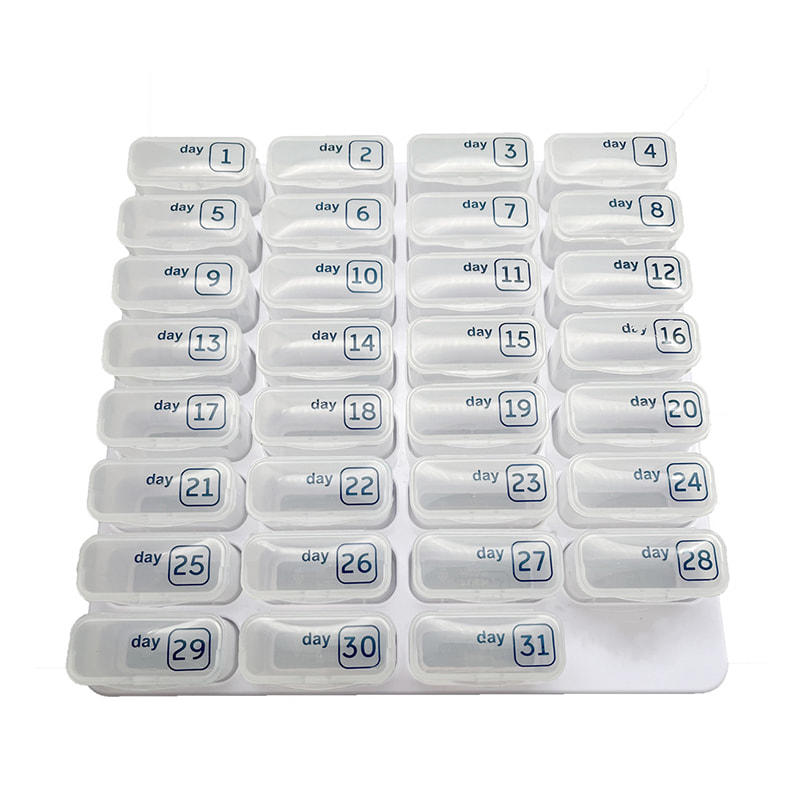Removable Weekly 31 Day Monthly Pill Box 