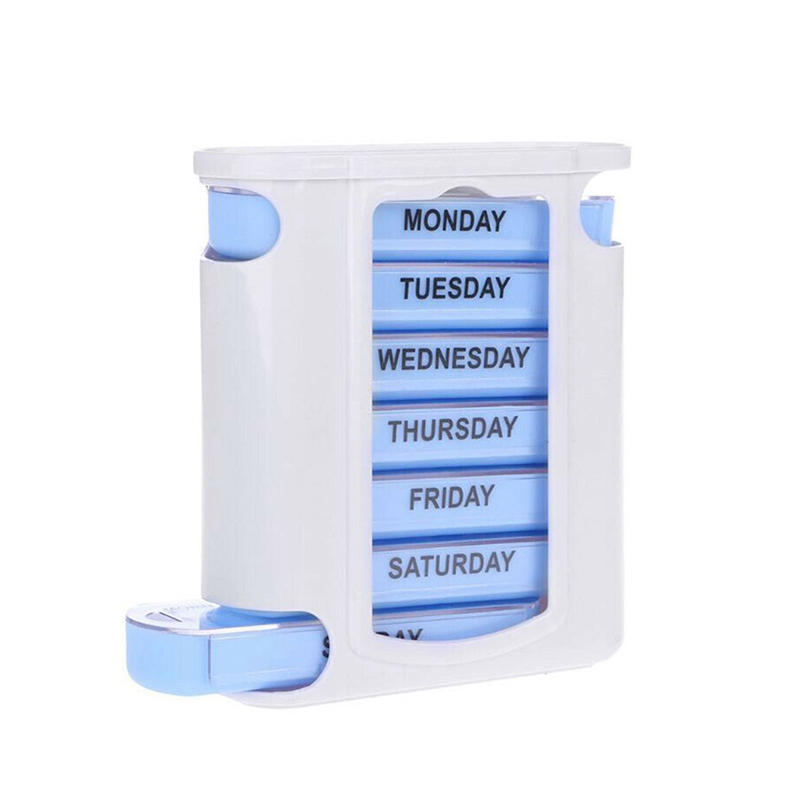 Weekly Daily Medication Pill Box for Vitamins 