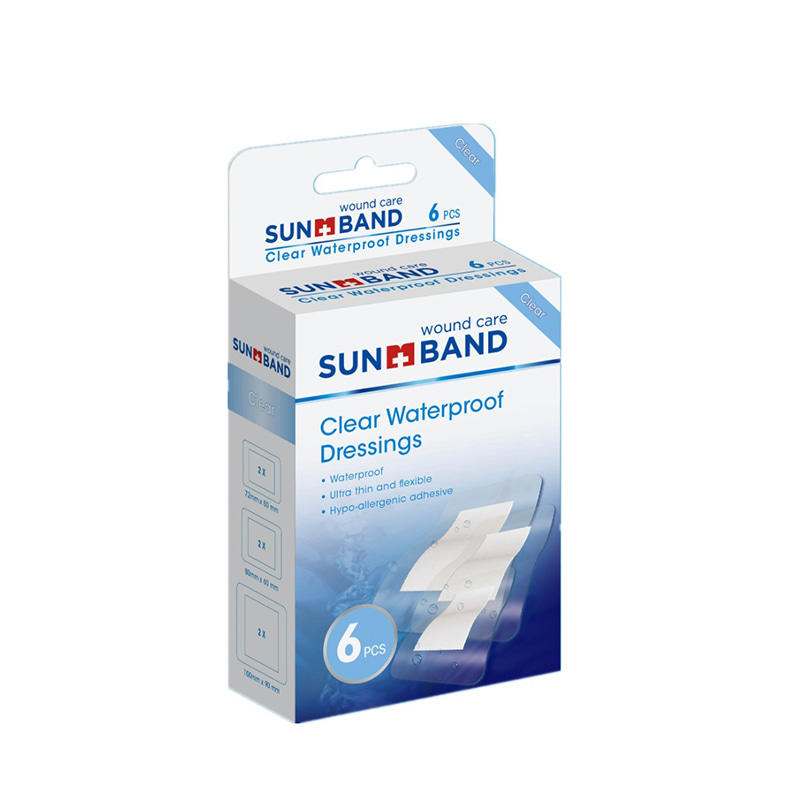 Sterile Clear PU Waterproof Adhesive Wound Dressing 