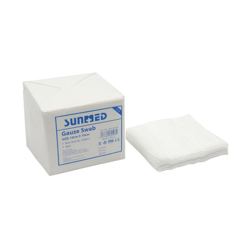 Surgical Medical Absorbent Non Sterile 100% Cotton Gauze Swabs
