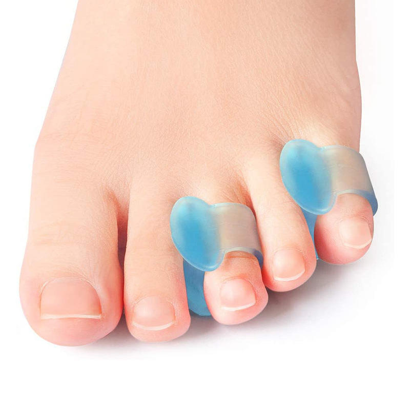 Translucent Gel Pinky Toe Separator for Curled Overlapping Toes 