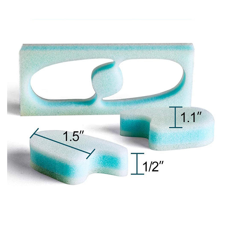 Breathable Foam Overlapping Toe Separator for Hammer Toes