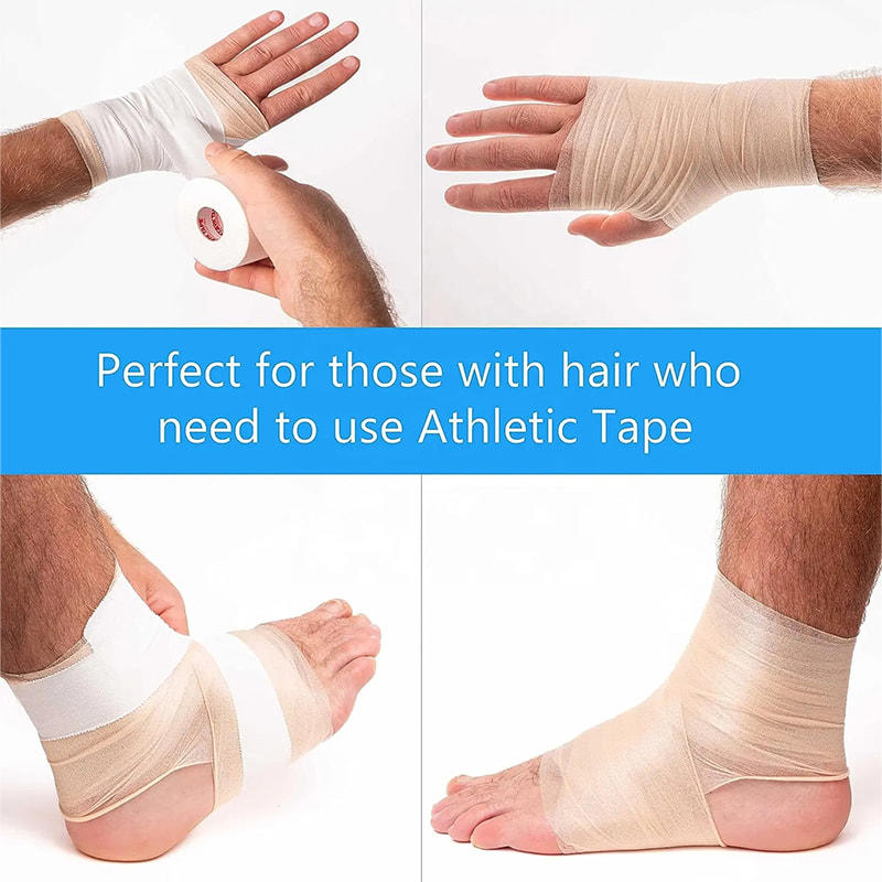 Athletic Foam Under wrap Sports Pre Wrap Tape Kit for Ankles Wrists Hands and Knees Climbing Boxing Football Trainers
