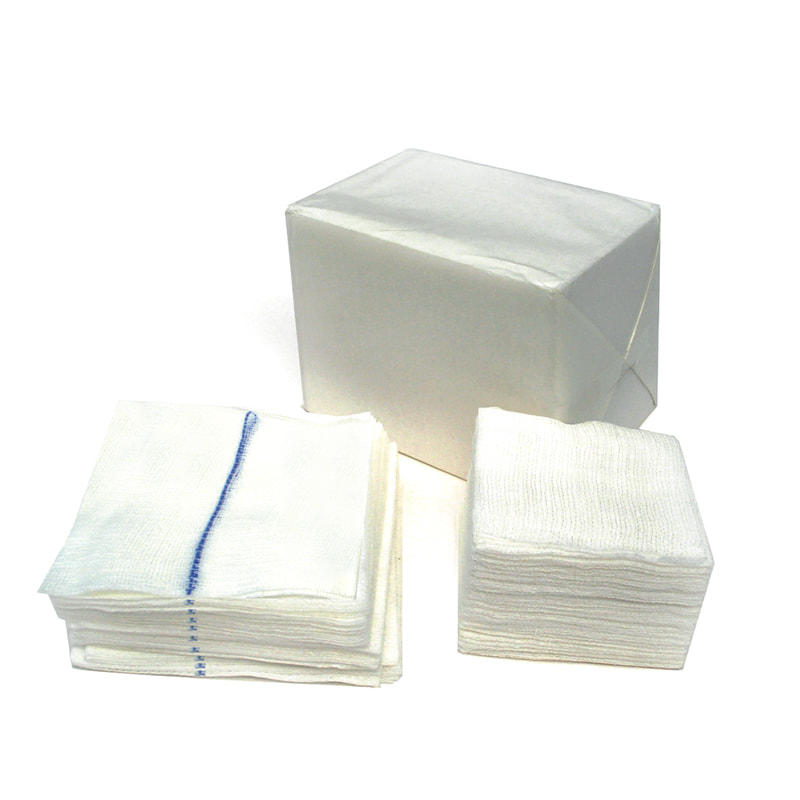  Non Sterile Surgical Medical Absorbent 100% Cotton Gauze Swabs  With X-Ray