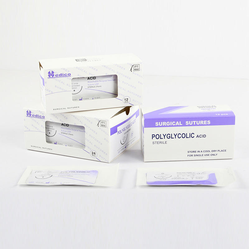 Absorbable Surgical Sutures POLYGLYCOLICACID(PGA)