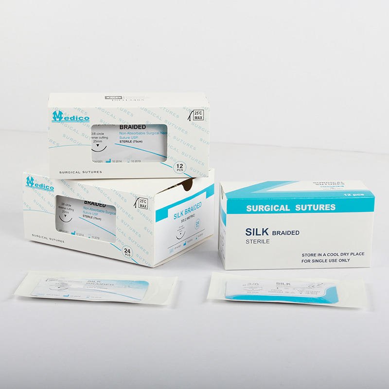 Non-absorbable Surgical Sutures SILK BRAIDED(SK)