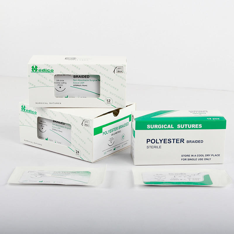 Non-absorbable Surgical Sutures POLYESTER BRAIDED(PB)