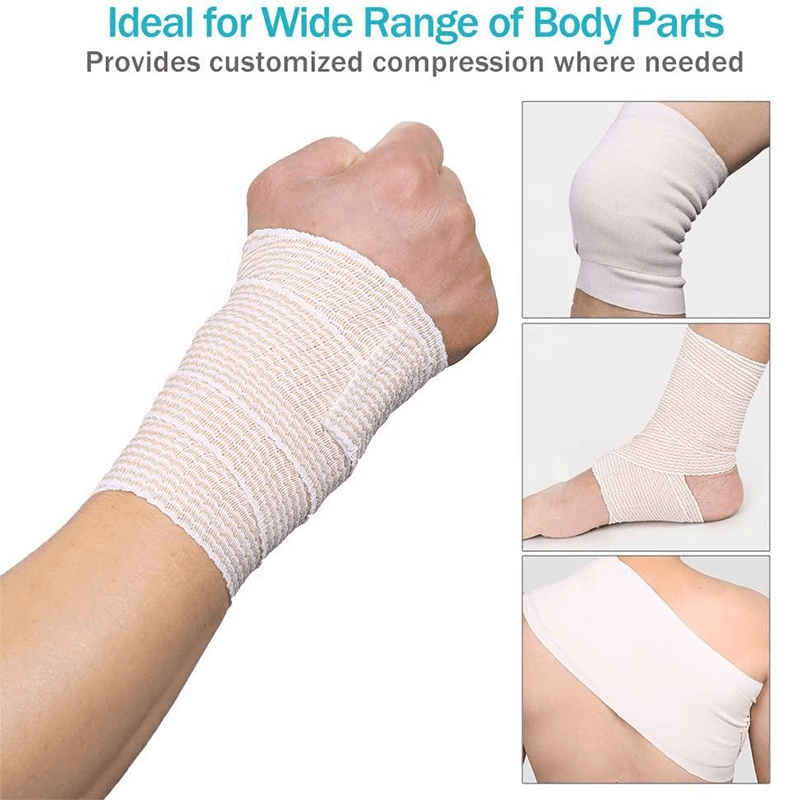 Compression Cotton Support First Aid Elastic Bandage for Wound Care