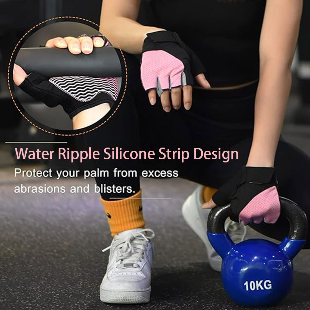 Gym Gloves Manufacturer, Fingerless Workout Gloves for Weightlifting, Breathable Fitness Gloves for Training and Sports