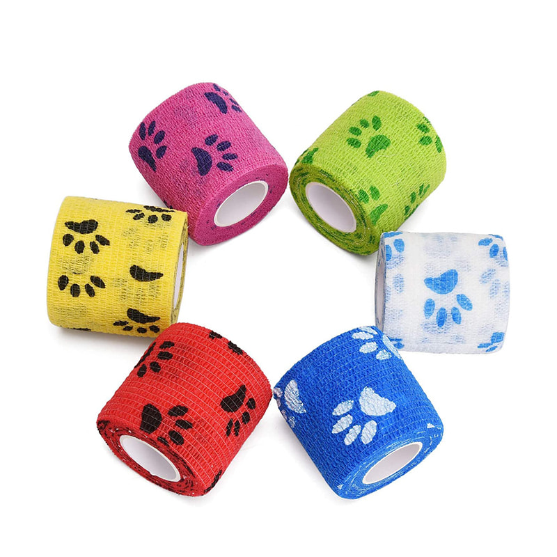 Premium Elastic Cohesive Cute Pet Cohesive Bandage