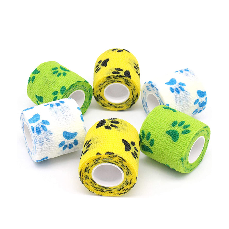 Premium Elastic Cohesive Cute Pet Cohesive Bandage