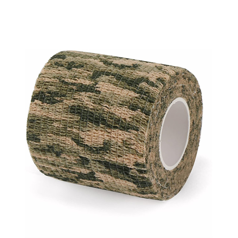 Outdoor Camo Protective Cohesive Bandage for Flashlight Hunting 