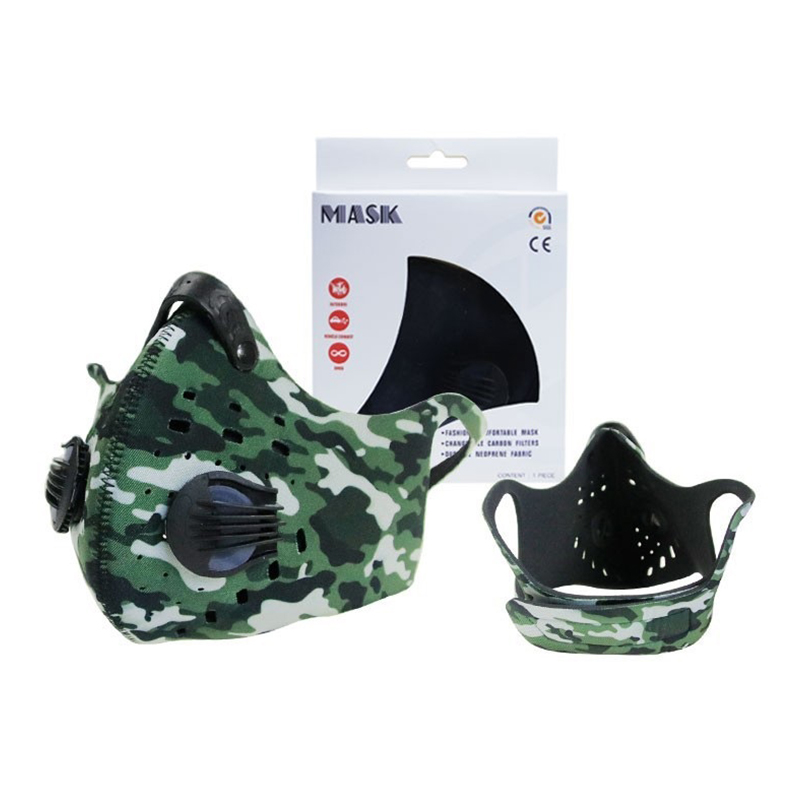 Outdoor Fashion Camo Breathing Cycling Mask 