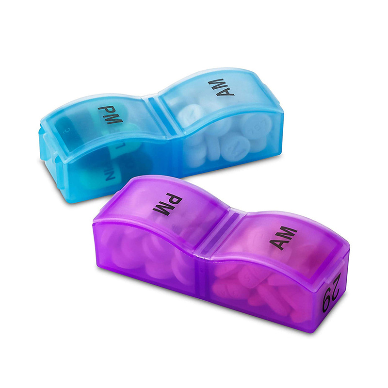 Reusable Monthly Weekly Daily Pill Dispenser for Travel 