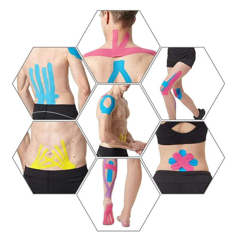 Elastic PRO athletic sports kinesiology tape for Physio Therapy